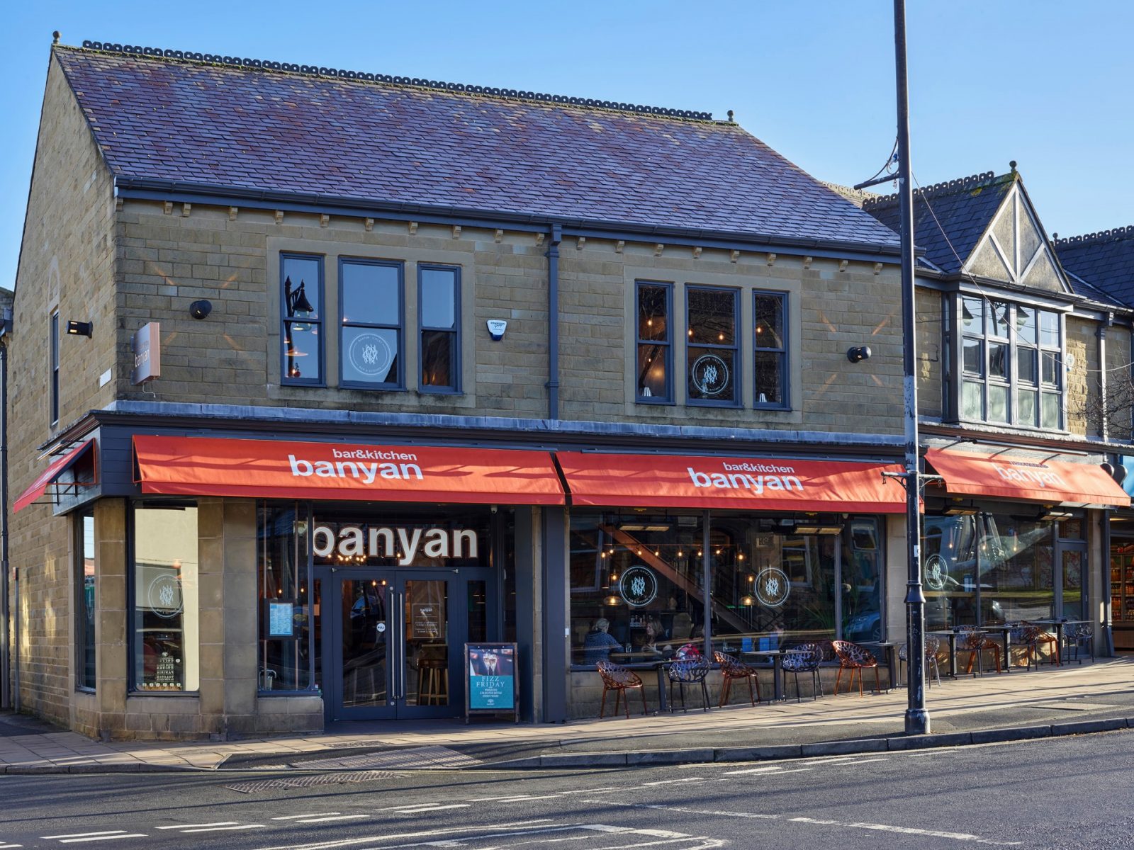 The exterior of Banyan in Ilkley. 