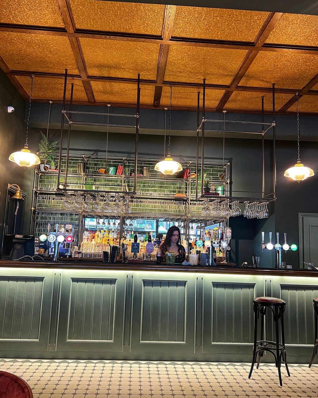 The new bar inside The Social. 