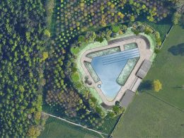 Plans to turn a disused reservoir into a natural swimming pool have been revealed. Credit: Yorkshire
