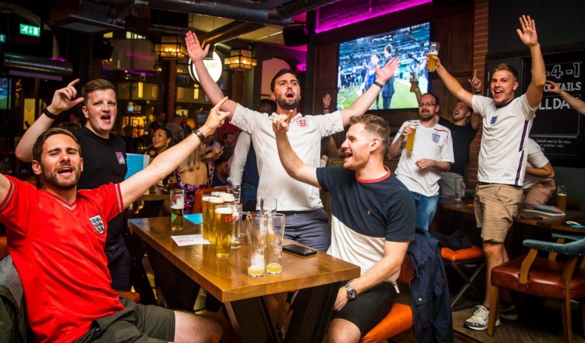 BOS sports bar football lookalike competition Leeds