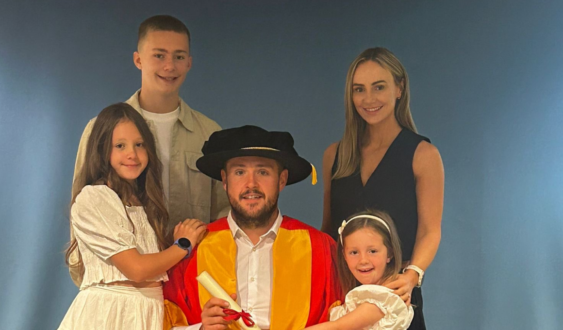 Andy's Man Club co-founder given special award by Bradford University