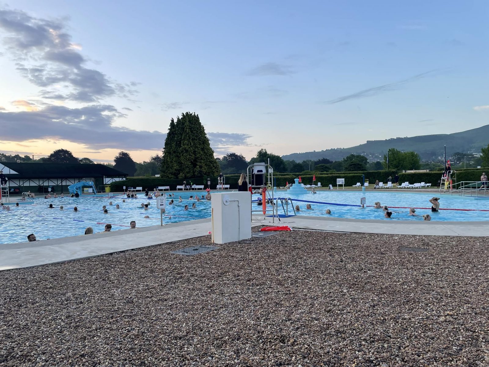 The Ilkley Lido. 