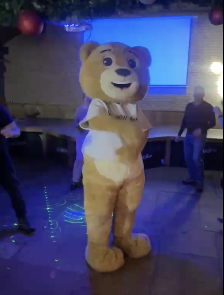 Inexplicably, a dancing bear