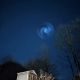 The Met Office has explained the mysterious glowing spiral seen in the sky last night. Credit: Instagram, Ramonacomecloser