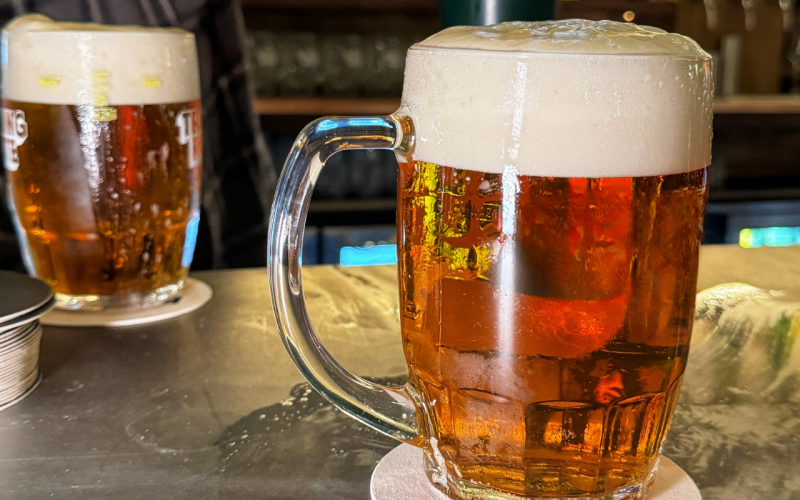 average price of a pint across the UK 2025