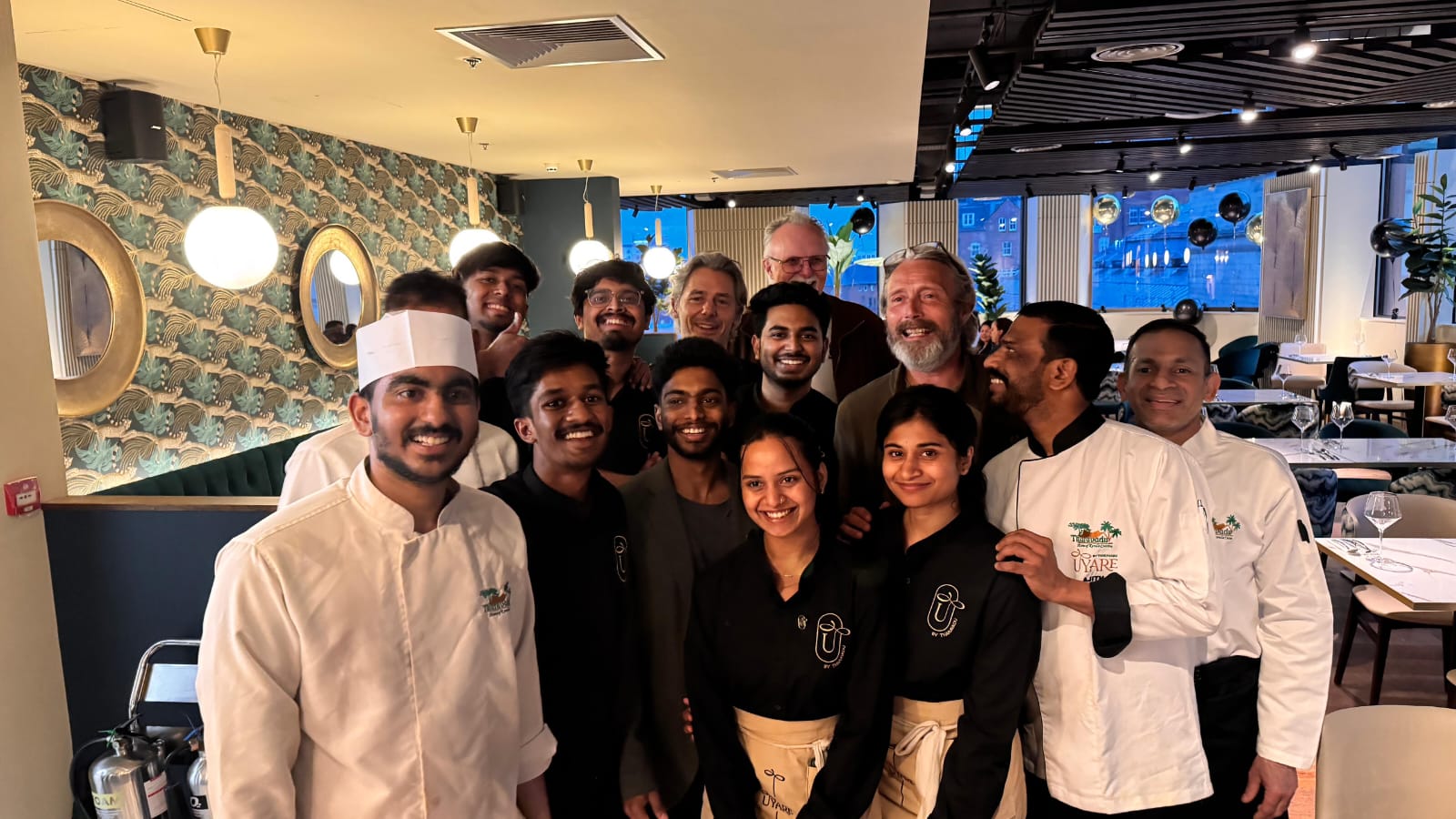 Mads Mikkelsen paid a visit to Uyare in Leeds
