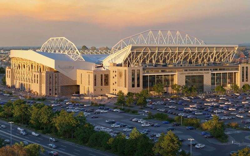 Elland Road stadium expansion Leeds United
