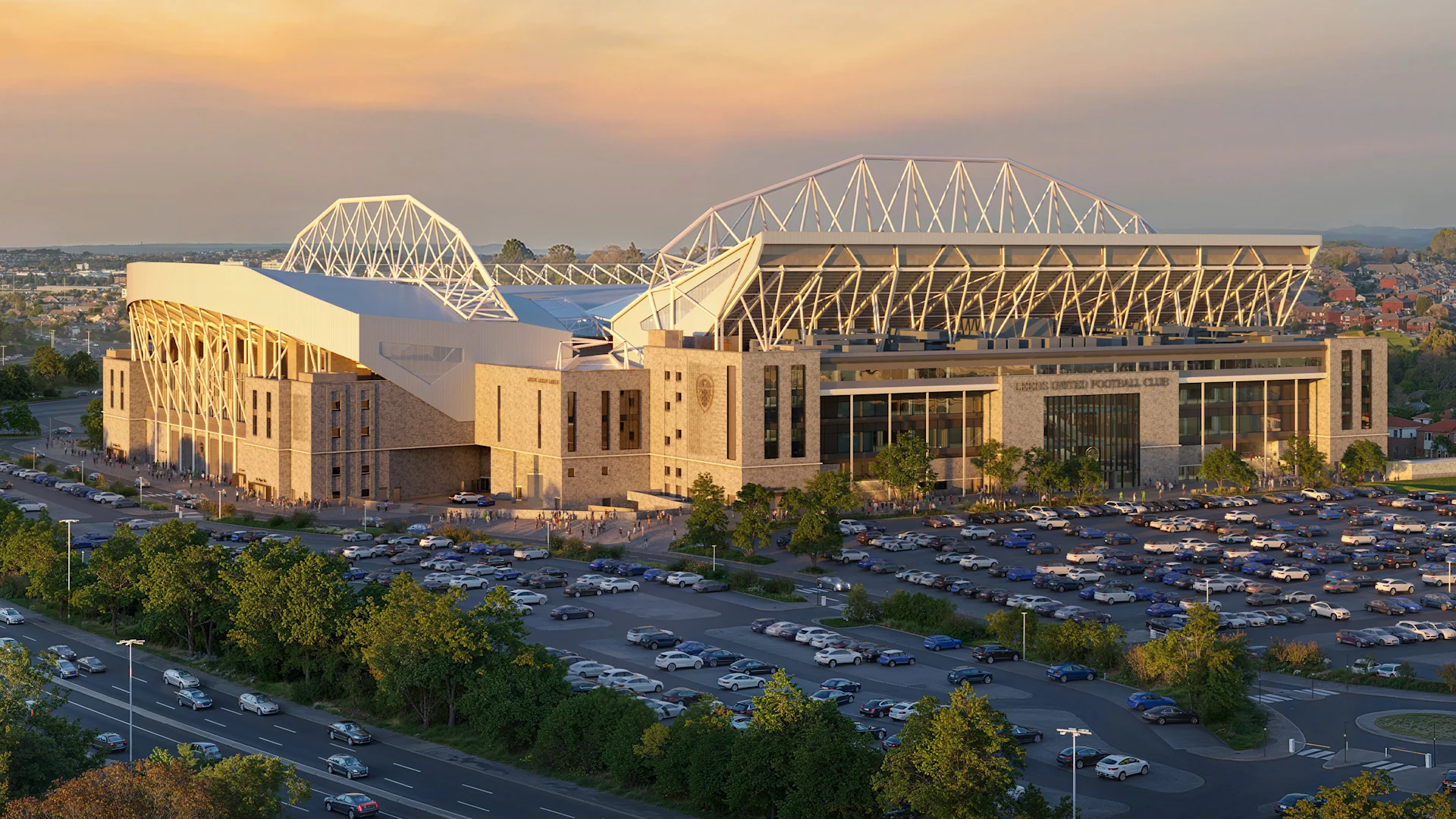 Elland Road stadium expansion Leeds United