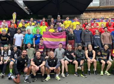 24 homeless relay charity run event Leeds city centre