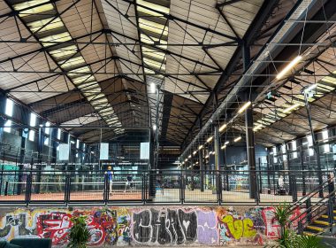 Inside Club de Padel Sheffield