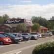 Outside a Pizza Hut