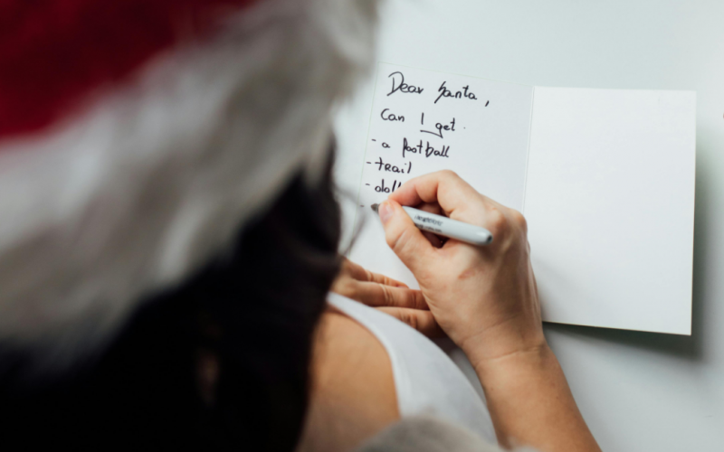 Writing Christmas list