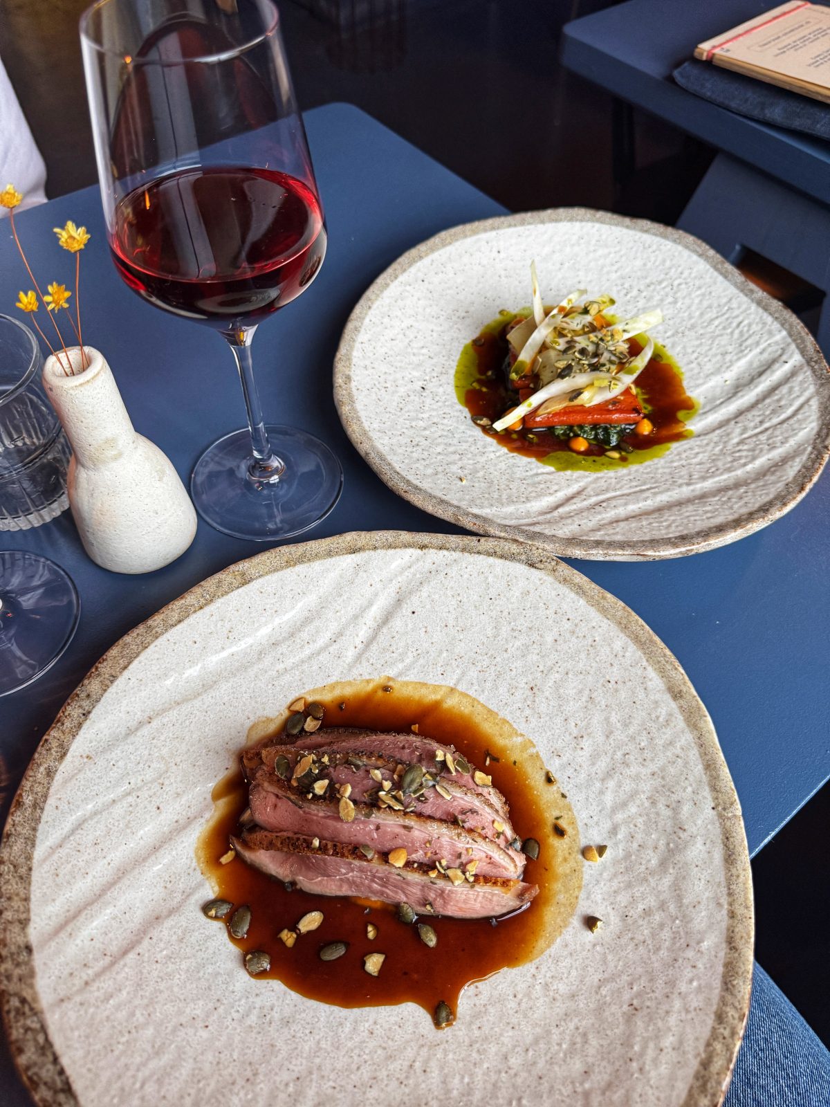 Main courses on the Restaurant Elm lunch menu