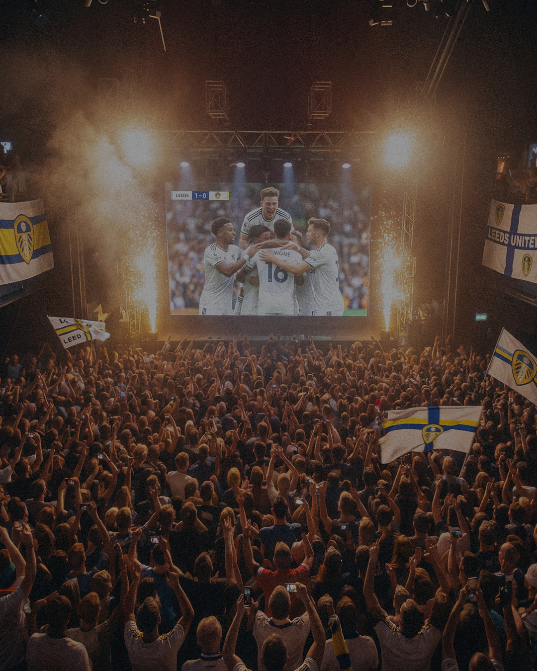 A huge FA Cup semi-final fan park is opening in Leeds, with the biggest screen in the city 