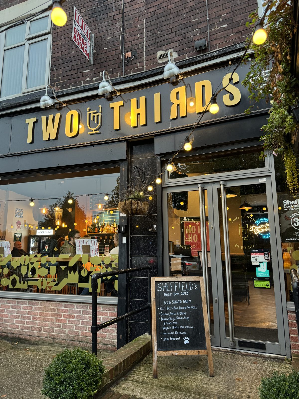 Two Thirds is another spot on the Abbeydale Live trail