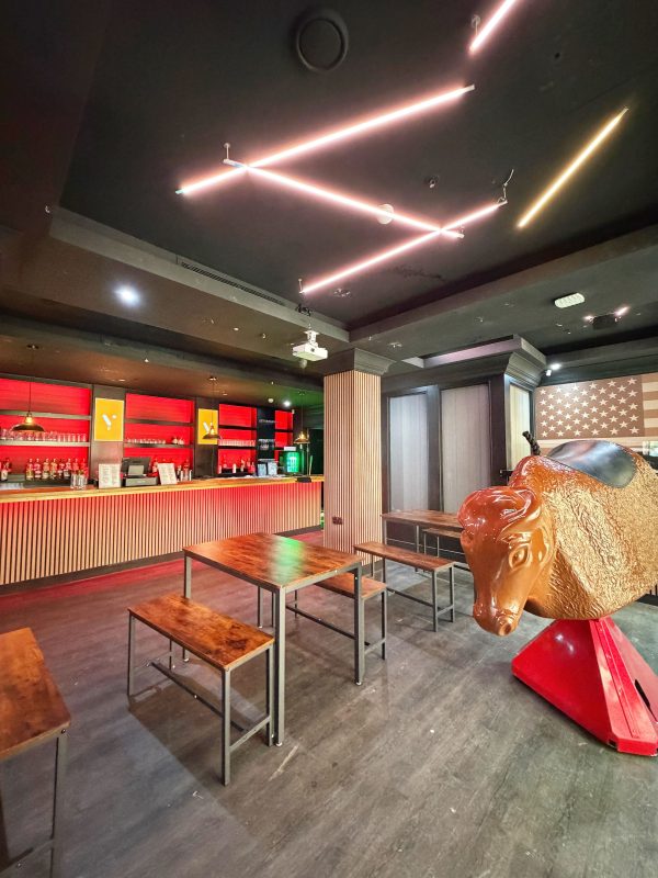 Buckle Up Cowgirl - A rodeo bar has opened in Leeds, with a mechanical bull inside