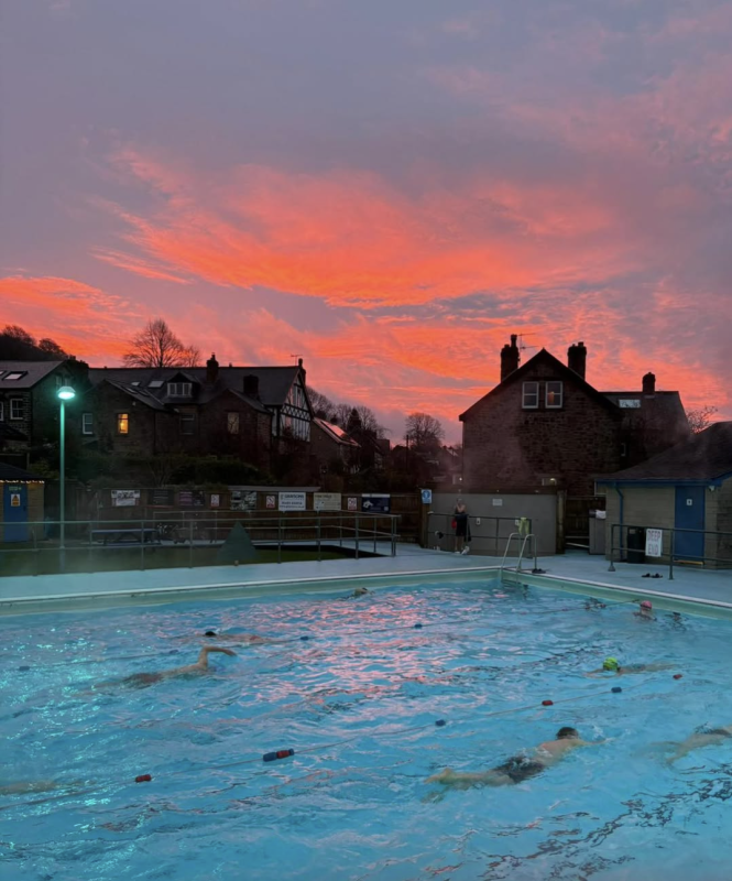 Hathersage has been named one of the best places to live in the UK. Credit: Instagram, Hathersage Swimming Pool
