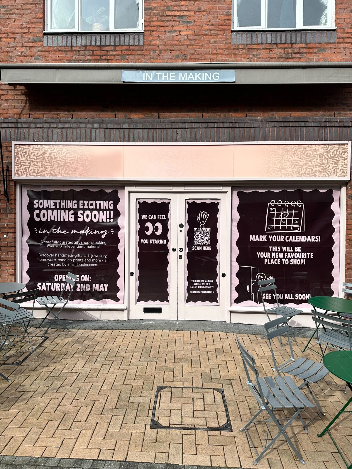 In The Making signs have appeared at Orchard Square