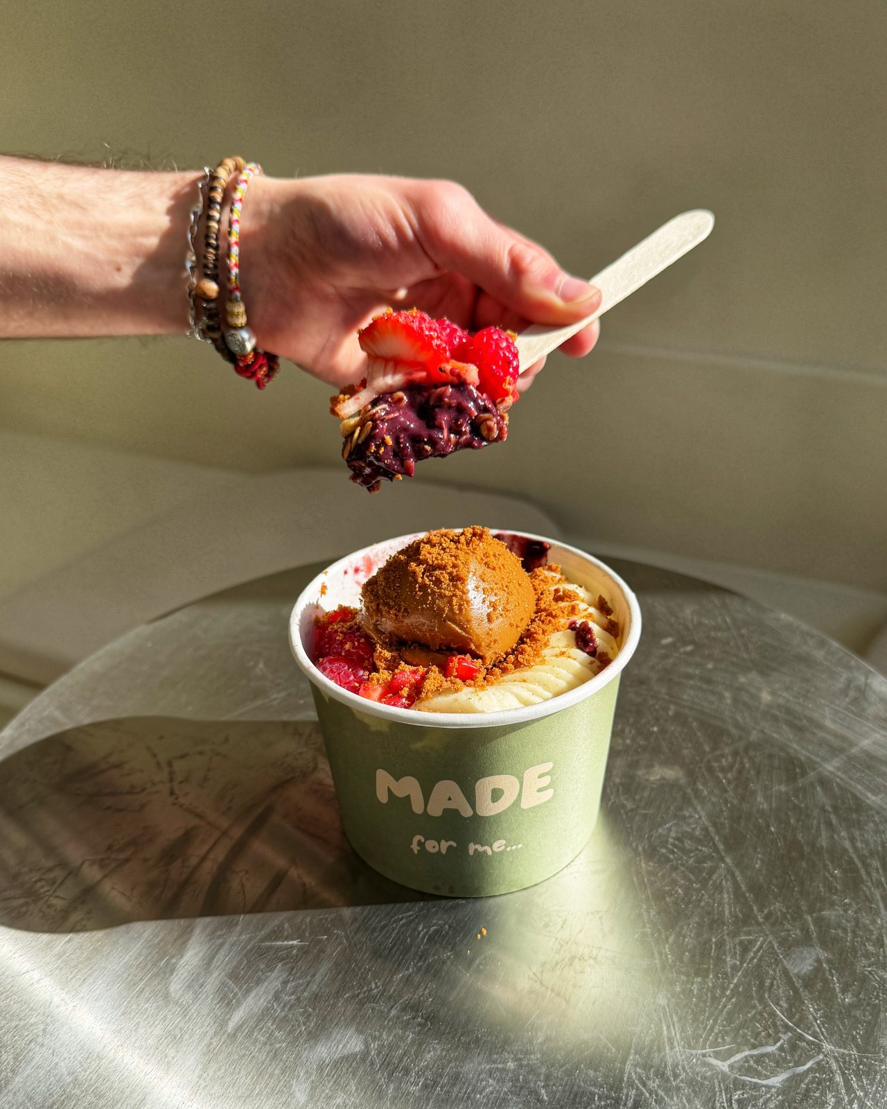 Acai bowls at MADE in Leeds