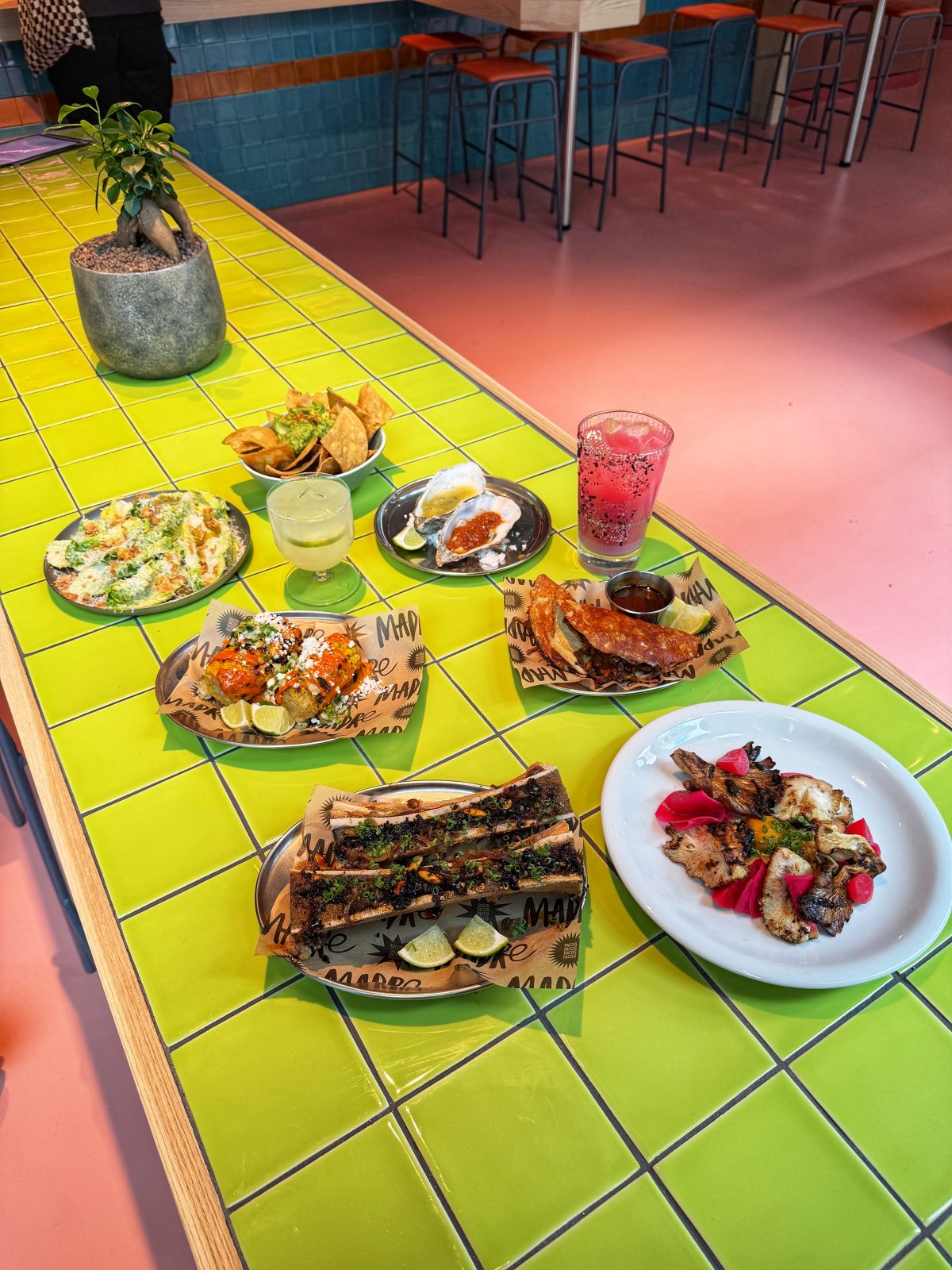 A selection of the Madre Leeds menu