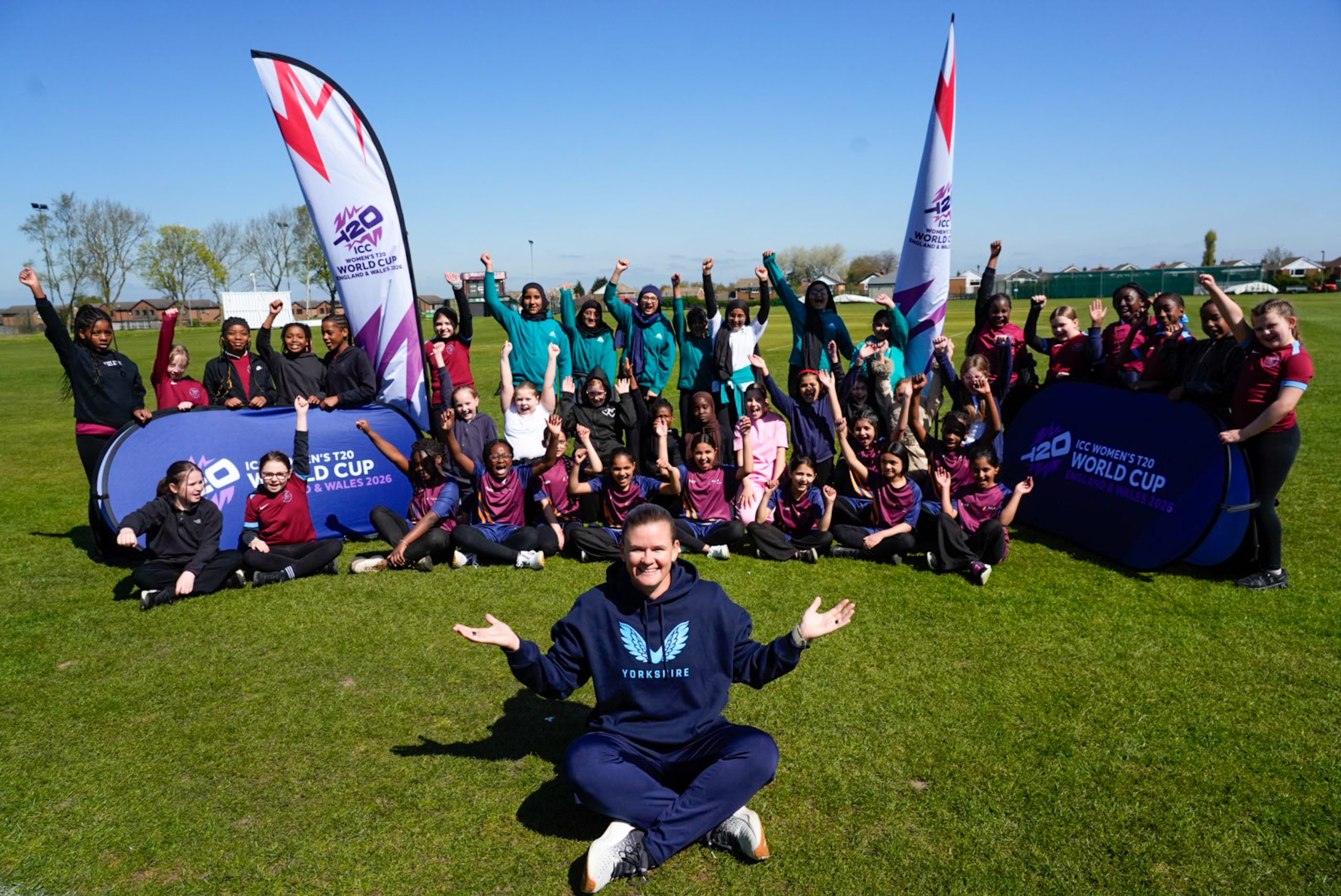 A whopping 23,000 children have taken part in a record-breaking schools cricket day in Yorkshire today