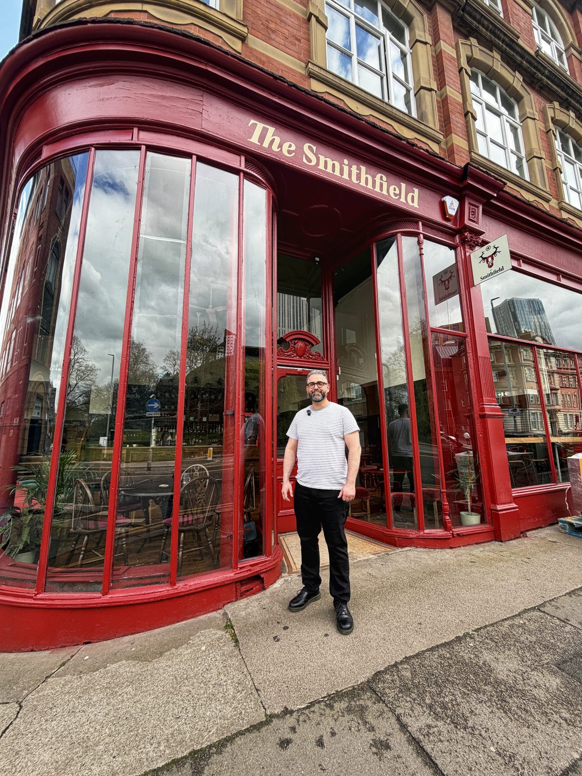 Co-founder Steve Dawson outside The Smithfield