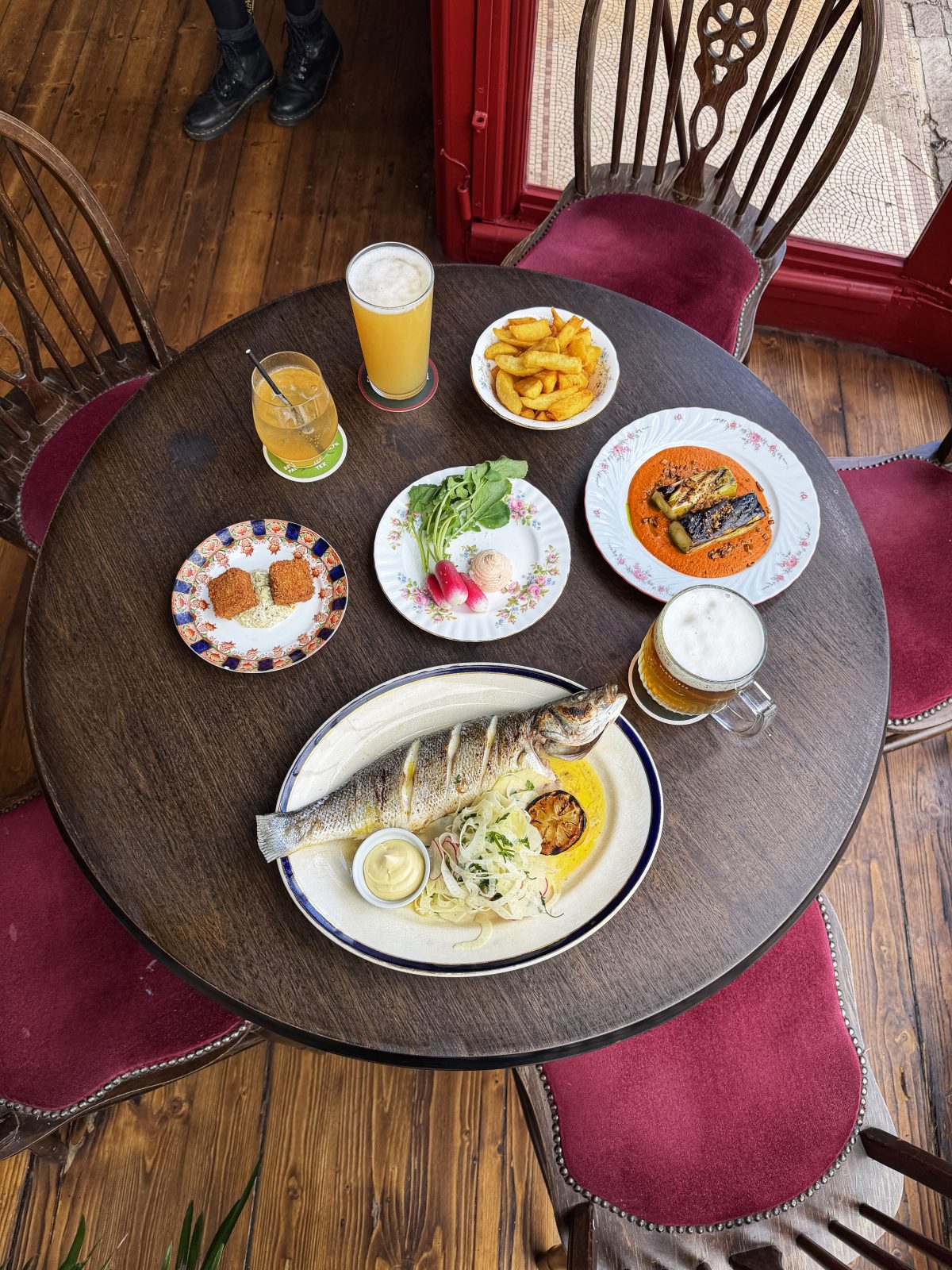 A spread of the plates at The Smithfield