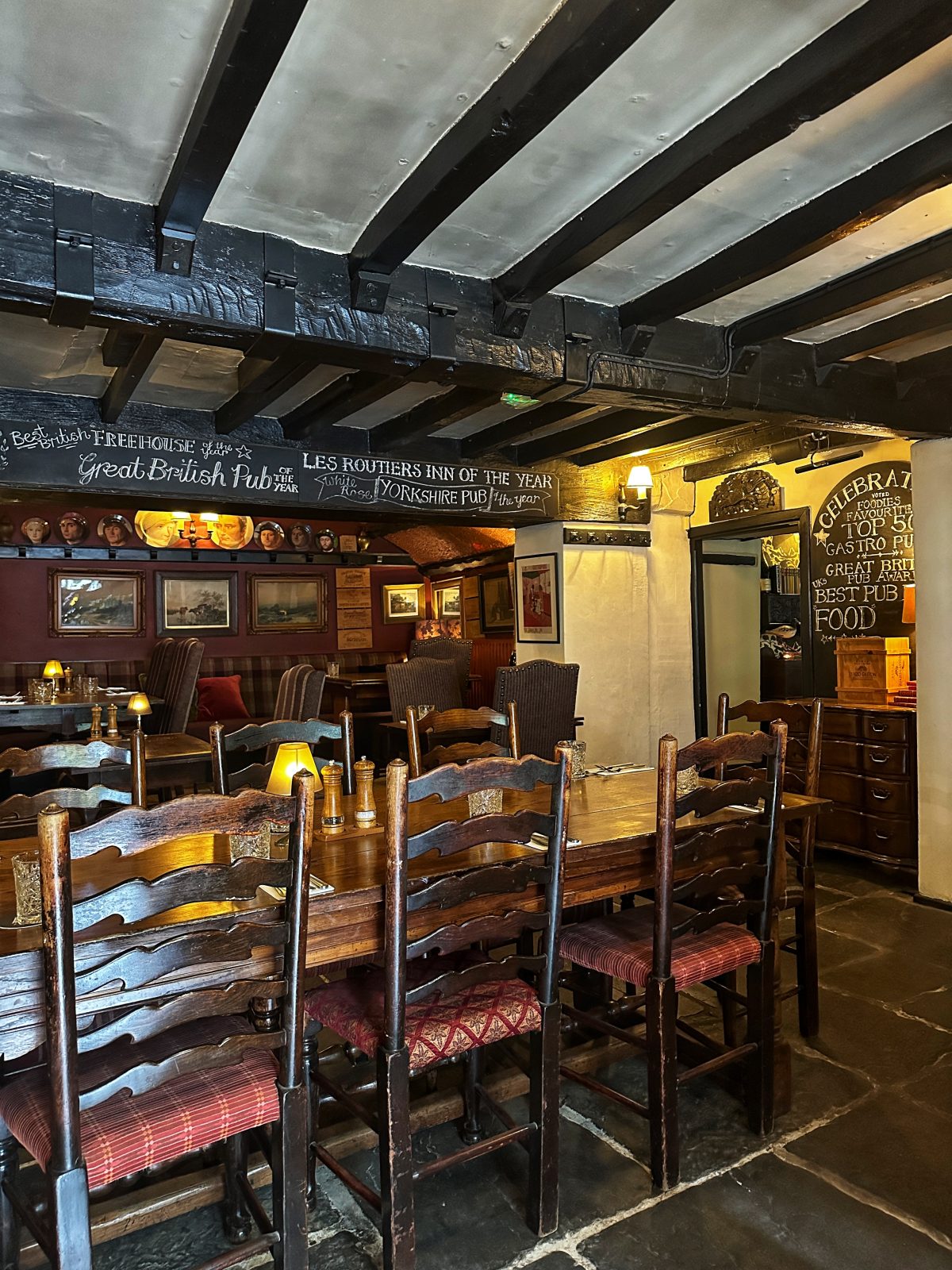 Inside the Shibden Mill Inn