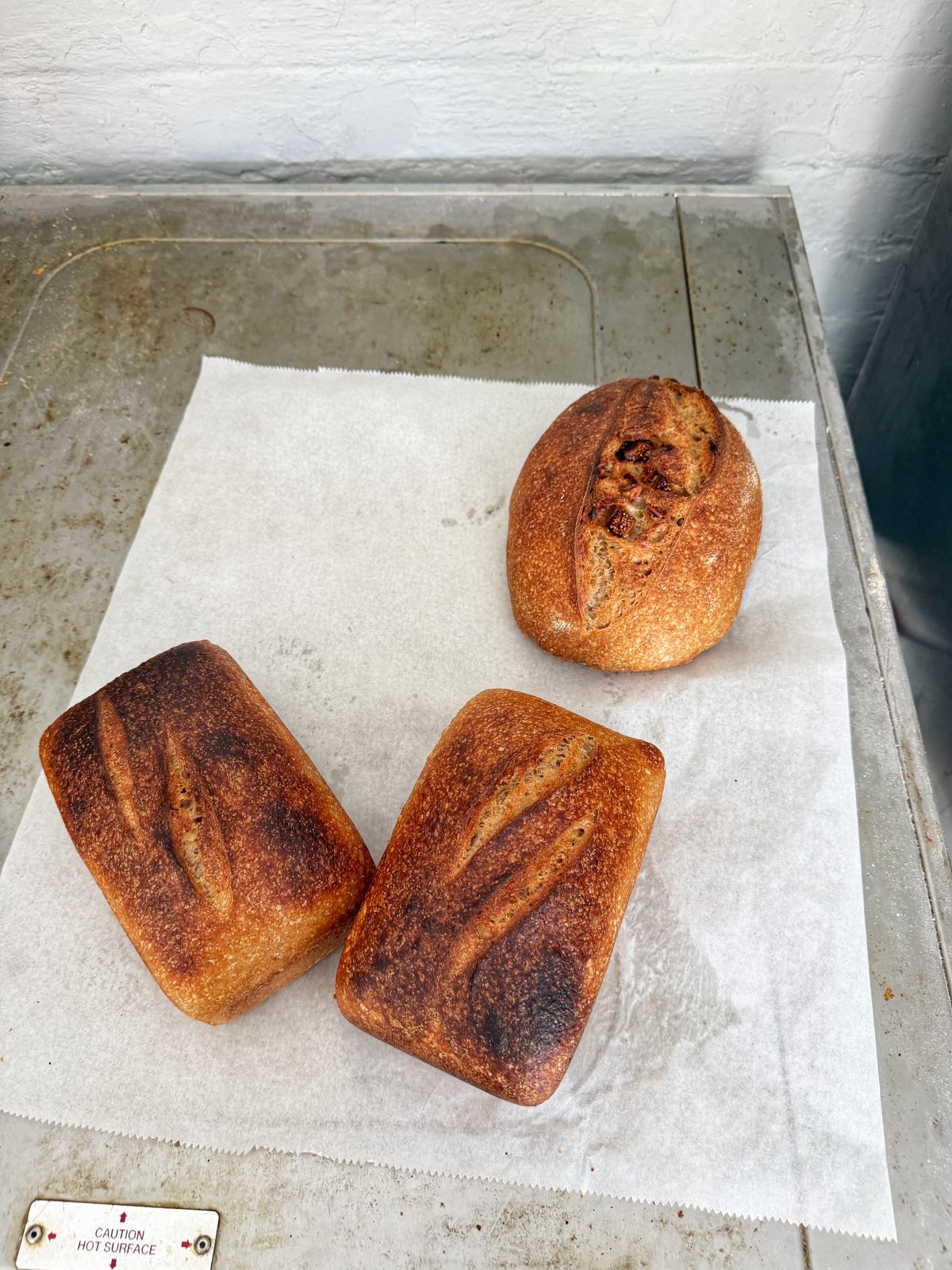 The sourdough loaves and bloomers at The Fat Pigeon are homemade and look as good as they taste / Image Credits: The Hoot Leeds / The Fat Pigeon