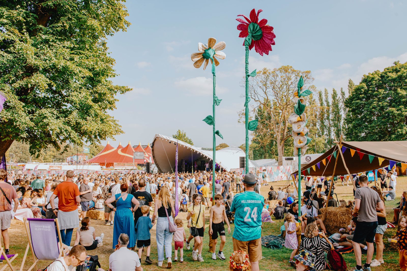 Tramlines festival-goers are urged to walk or use public transport this year. Credit: Carolina Faruolo