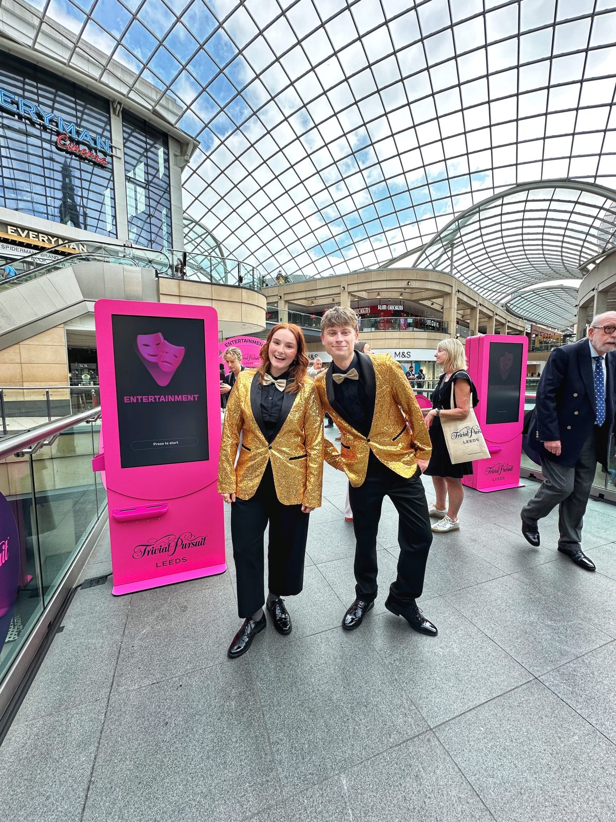 Look out for the Trivial Pursuit hosts all over Leeds