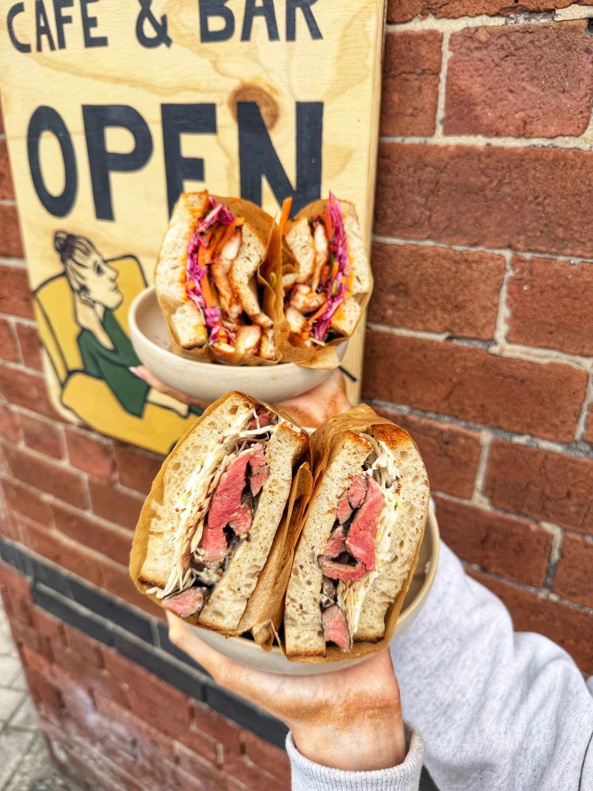 Mandy's Barbecue in Leeds cooks its sandwich fillings over fire