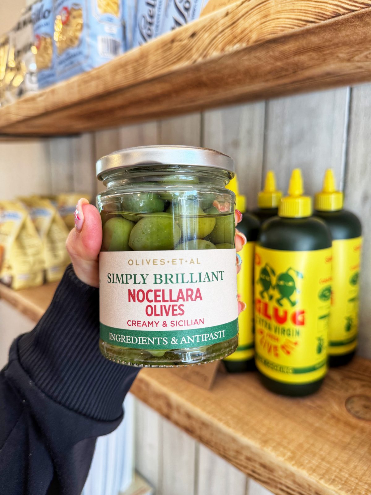 Italian provisions at Rizia's Bottega